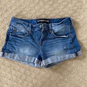 Express Jean Shorts Size 0